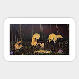 The Fox game Sticker